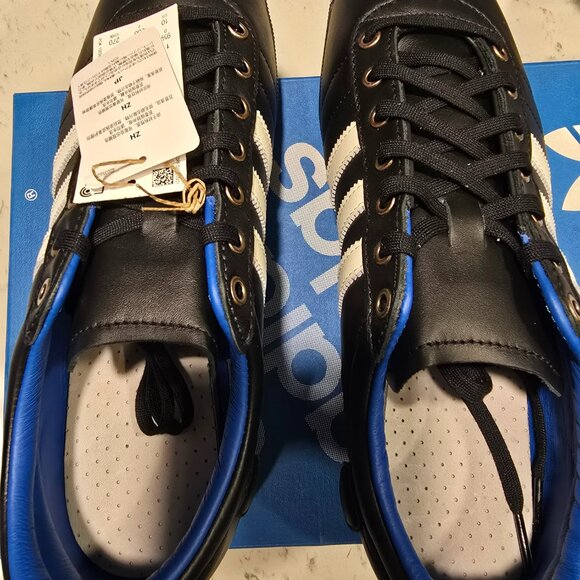 adidas Originals Samba 62 IH8603 Core Black Cloud White Blue Bird Men Shoes 10 - Picture 9 of 13